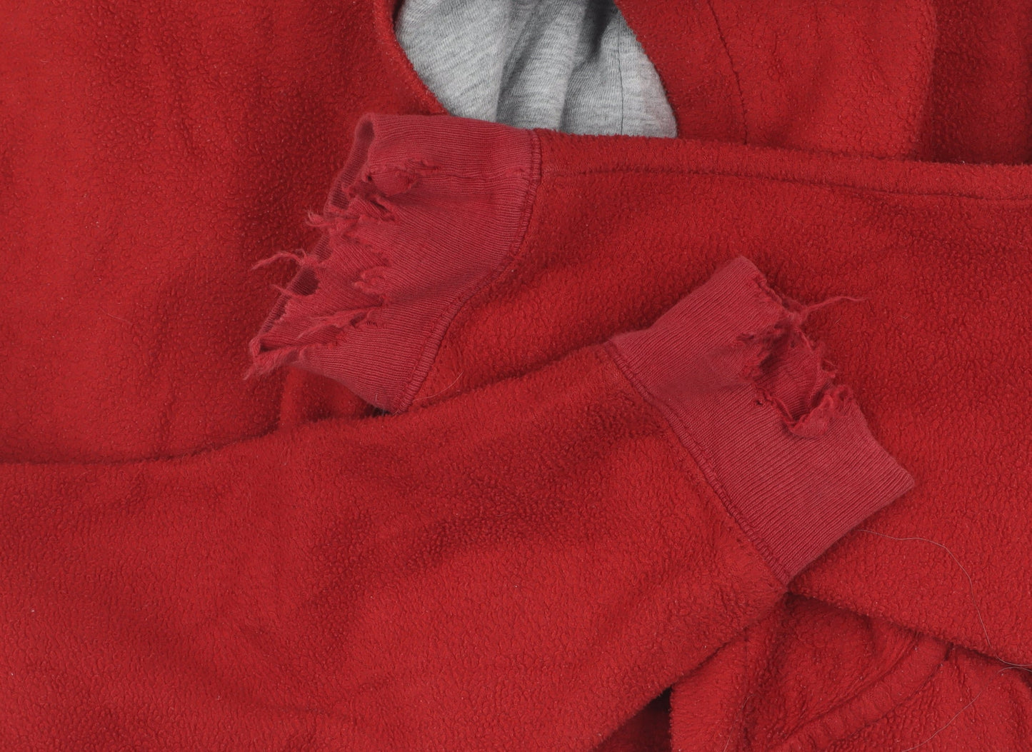Gap Boys Red Full Zip Hoodie 6-7 Years with Logo Hooded Casual