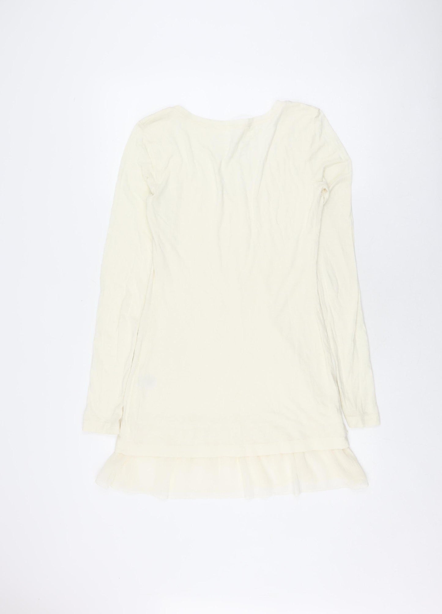 Womens UK Size XS Peruvian Connection Ivory  Blouse