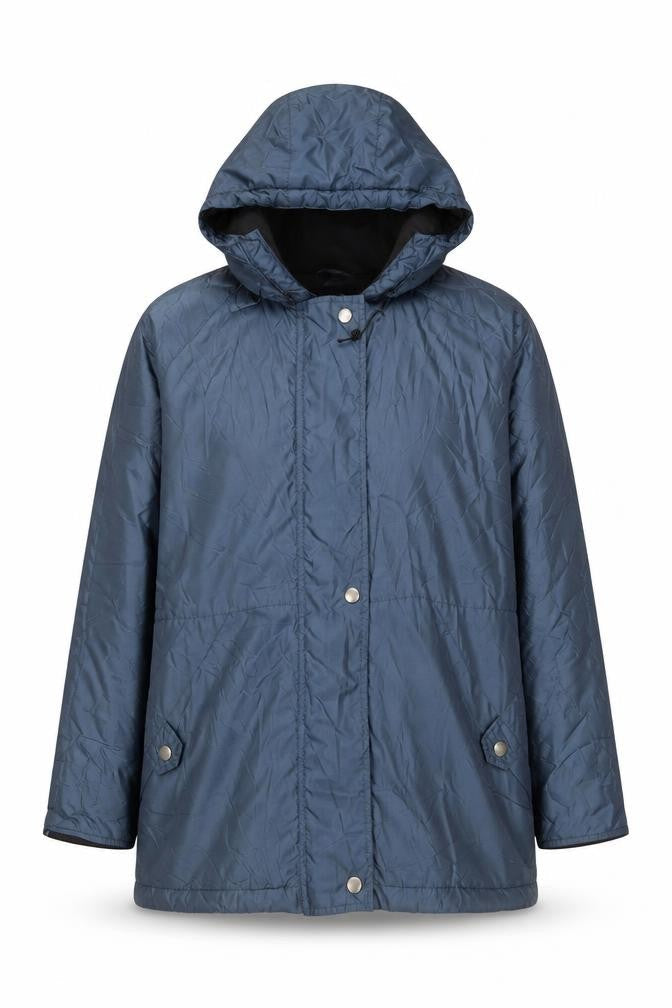 Isabelle Women's Blue XL Hooded Waterproof Rain Coat