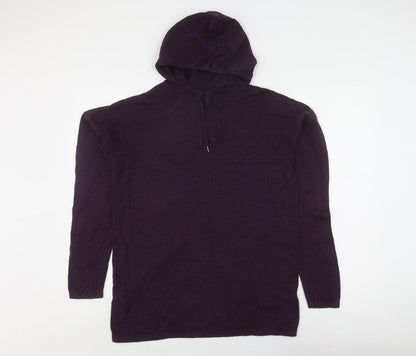 Womens UK Size M ASOS Purple Pullover Hoodie