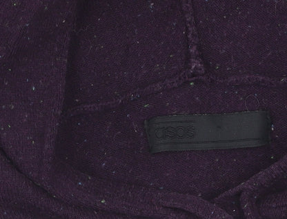 Womens UK Size M ASOS Purple Pullover Hoodie
