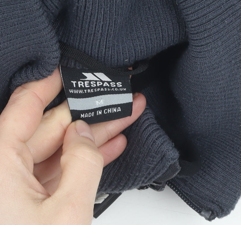 Mens UK Size M Trespass Black Full Zip