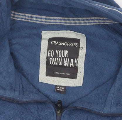 Mens UK Size 2XL Craghoppers Blue Pullover Sweatshirt