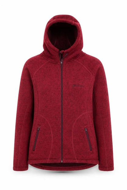Womens UK Size 8 Mountain Warehouse Red Hooded Jacket