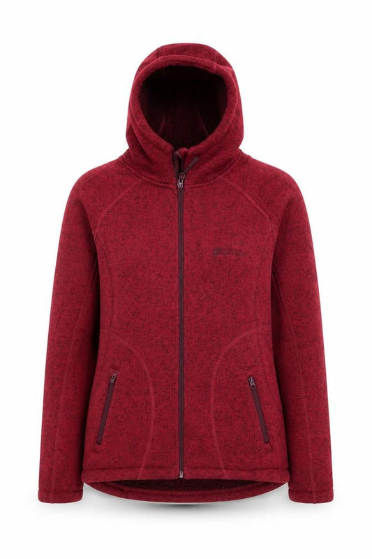 Womens UK Size 8 Mountain Warehouse Red Hooded Jacket
