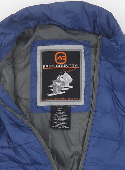 Free Country Boys Blue Bodywarmer Jacket Size 10