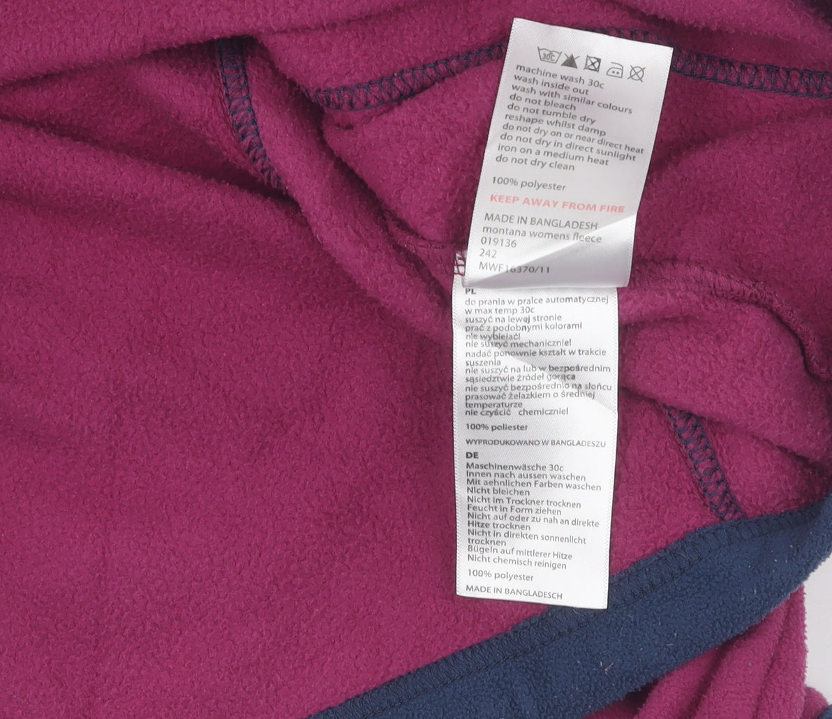 Womens UK Size 10 Mountain Warehouse Purple Pullover Sweatshirt