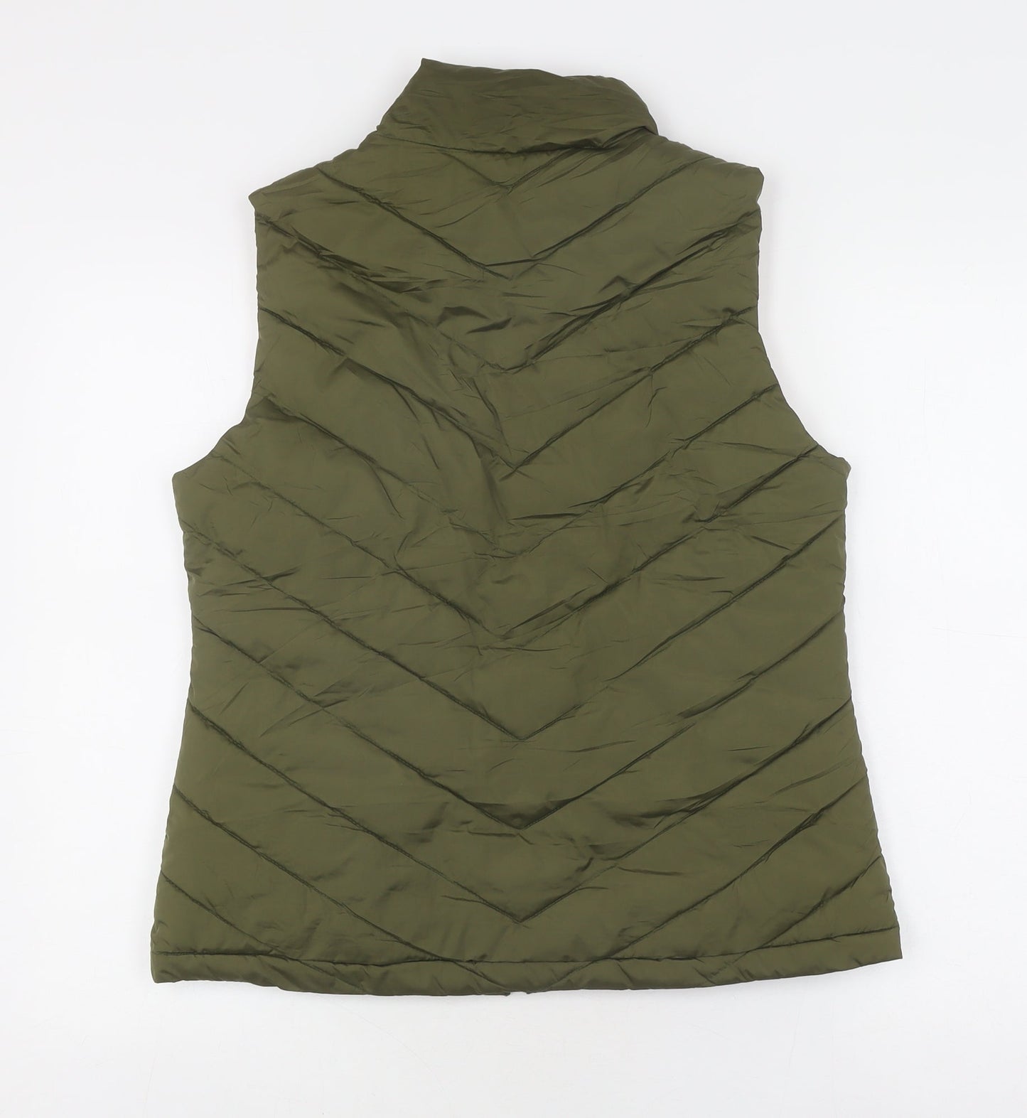 Womens UK Size 10 Gap Green Puffer Jacket
