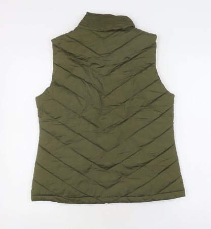 Womens UK Size 10 Gap Green Puffer Jacket