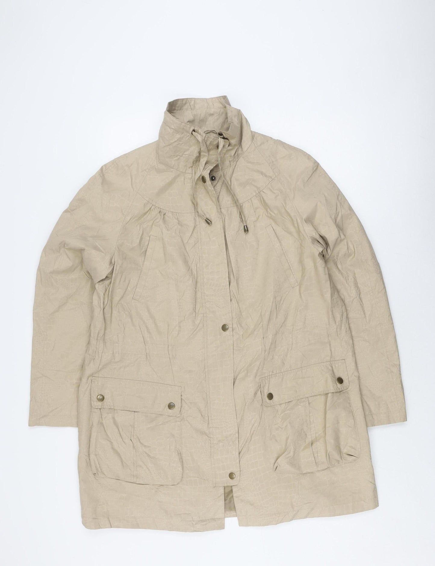 Lakeland Women's Beige Anorak Jacket with Snap Closure