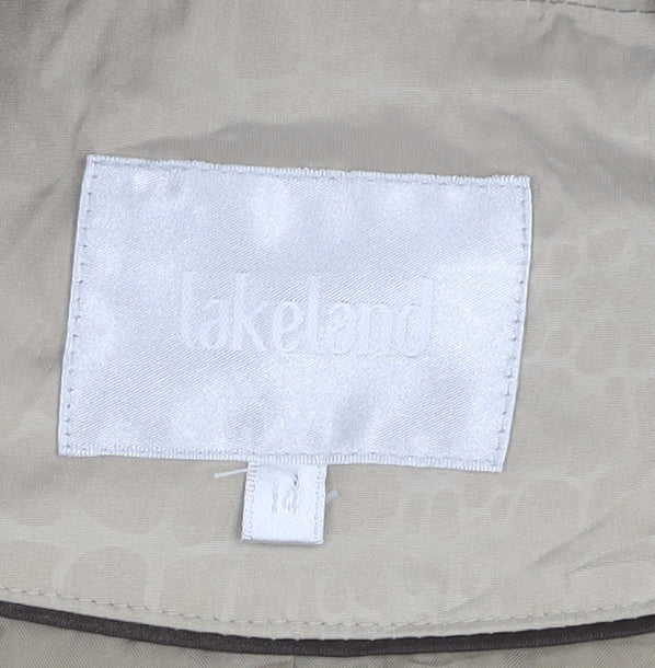 Lakeland Women's Beige Anorak Jacket with Snap Closure