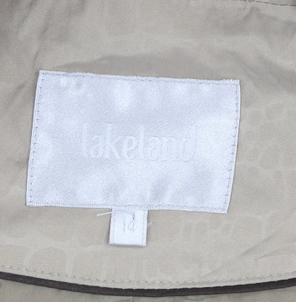 Lakeland Women's Beige Anorak Jacket with Snap Closure