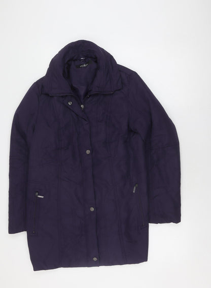 Womens UK Size 12 David Barry Purple Basic Jacket