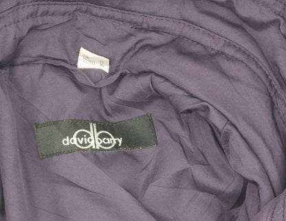 Womens UK Size 12 David Barry Purple Basic Jacket