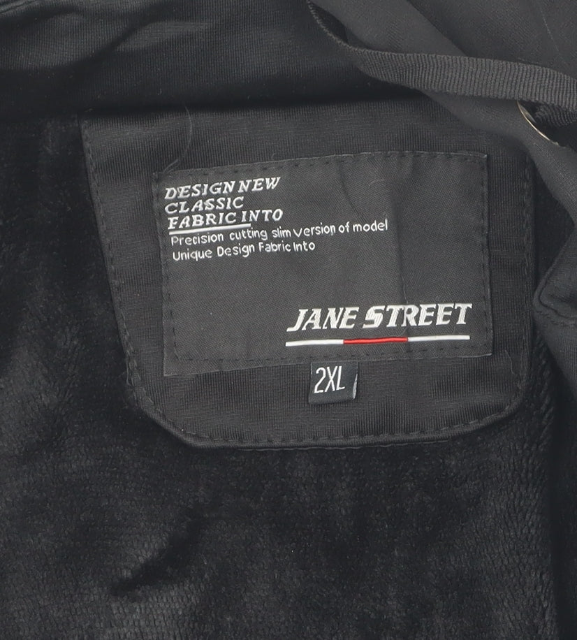 Mens UK Size 2XL Jane Street Black Puffer Jacket