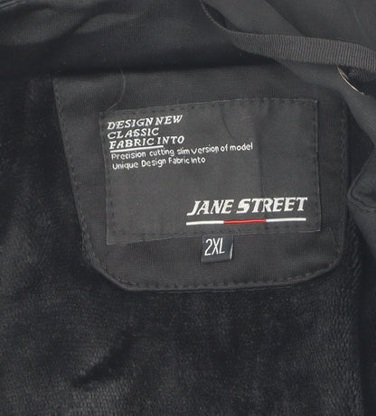 Mens UK Size 2XL Jane Street Black Puffer Jacket