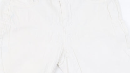 Womens UK Size M Jacqueline de Yong Regular Fit Straight White Jeans