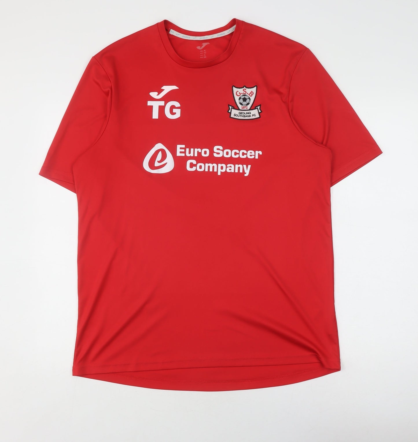 Joma Men's XL Red Football Jersey T-Shirt