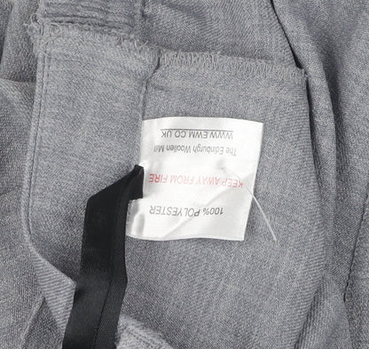 Womens UK Size 12 Honor Millburn Regular Fit Dress Pants Grey Trousers