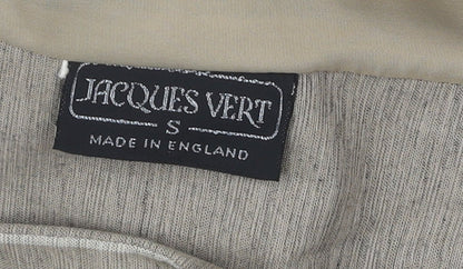 Jacques Vert Women's Beige Striped Blazer S