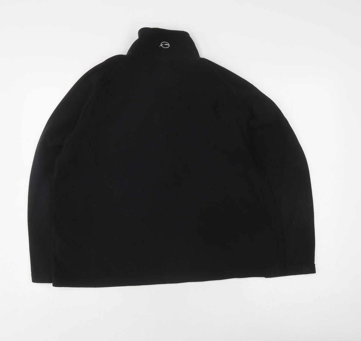 Back view of Sprayway Black unisex pullover sweatshirt m
