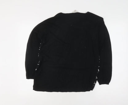 J By Jasper Conran Women's Black Pullover Size 8