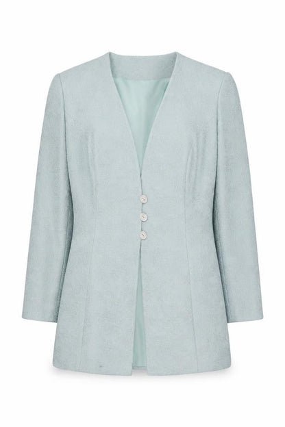 Womens UK Size 12 Jacques Vert Regular Blue Suit Jacket