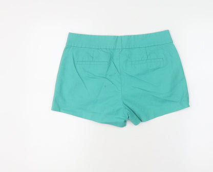 J.Crew Women's Green Pleated Shorts Size 4