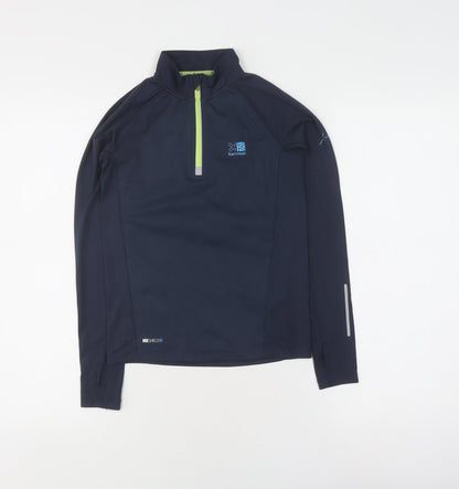 Karrimor Unisex Kids Black Full Zip Sweatshirt 9-10 Yrs