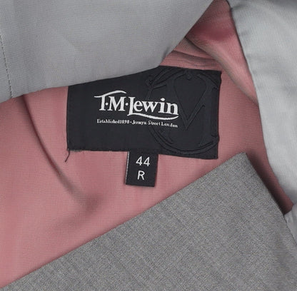Mens UK Size 44 T.M.Lewin Regular Grey Suit Jacket