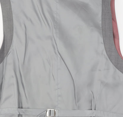 Mens UK Size 44 T.M.Lewin Regular Grey Suit Jacket