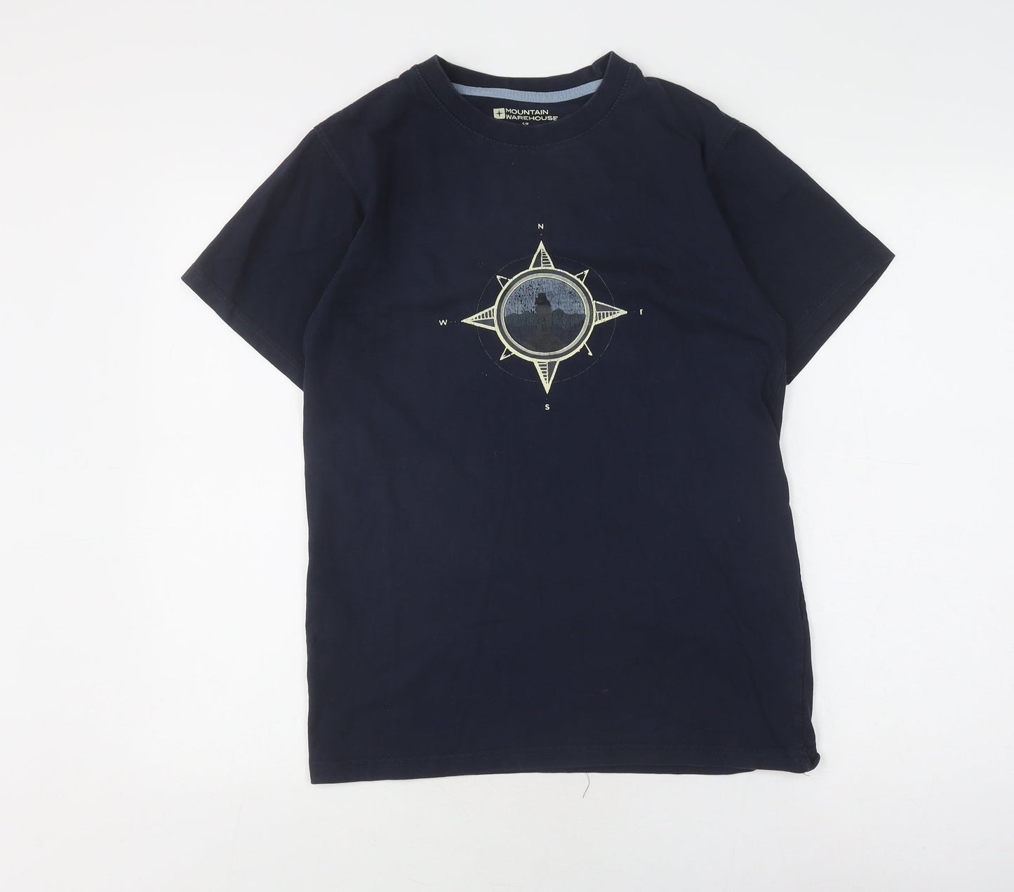 Mountain Warehouse Men's Blue Graphic T-Shirt Size S