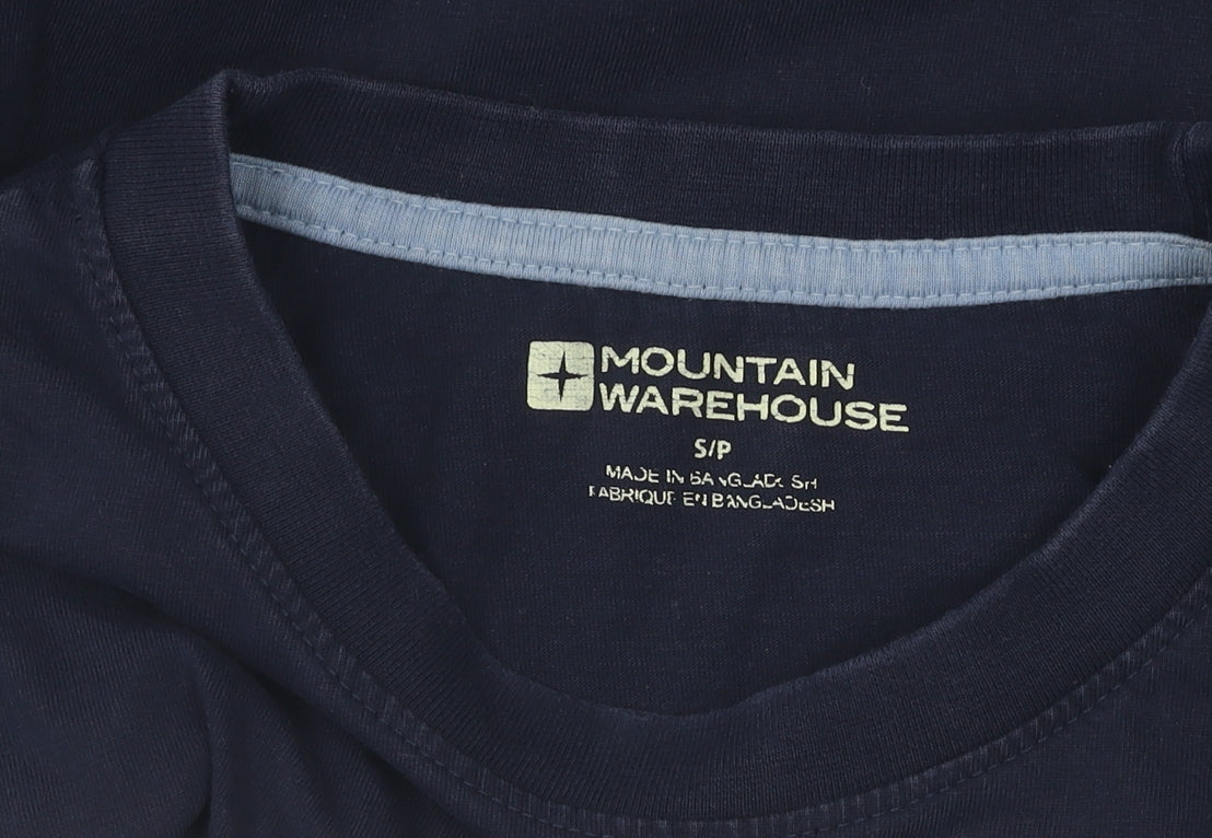 Mountain Warehouse Men's Blue Graphic T-Shirt Size S