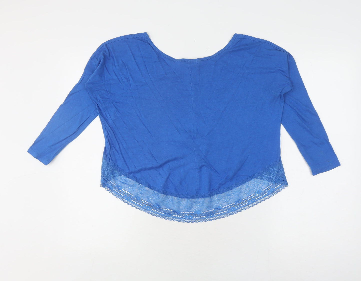 Abercrombie & Fitch Women's Blue Cropped Blouse, Size S