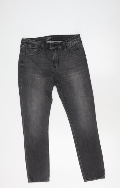 Abercrombie & Fitch Men’s Grey Skinny Ankle Jeans