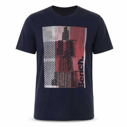 Mens UK Size S Bench Blue  T-Shirt