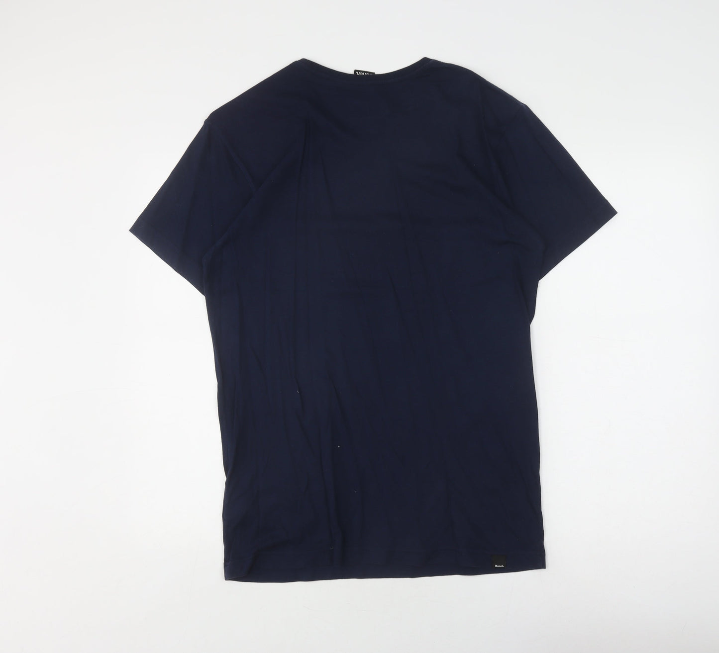 Mens UK Size S Bench Blue  T-Shirt