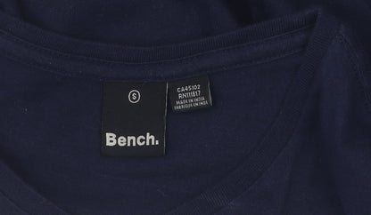 Mens UK Size S Bench Blue  T-Shirt