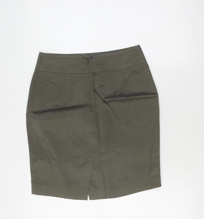 Banana Republic Women's Green Pencil Skirt Size 12