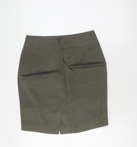 Banana Republic Women's Green Pencil Skirt Size 12