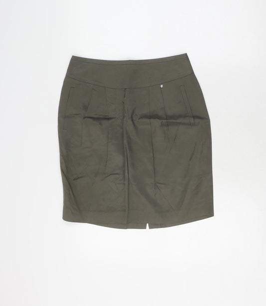 Banana Republic Women's Green Pencil Skirt Size 12