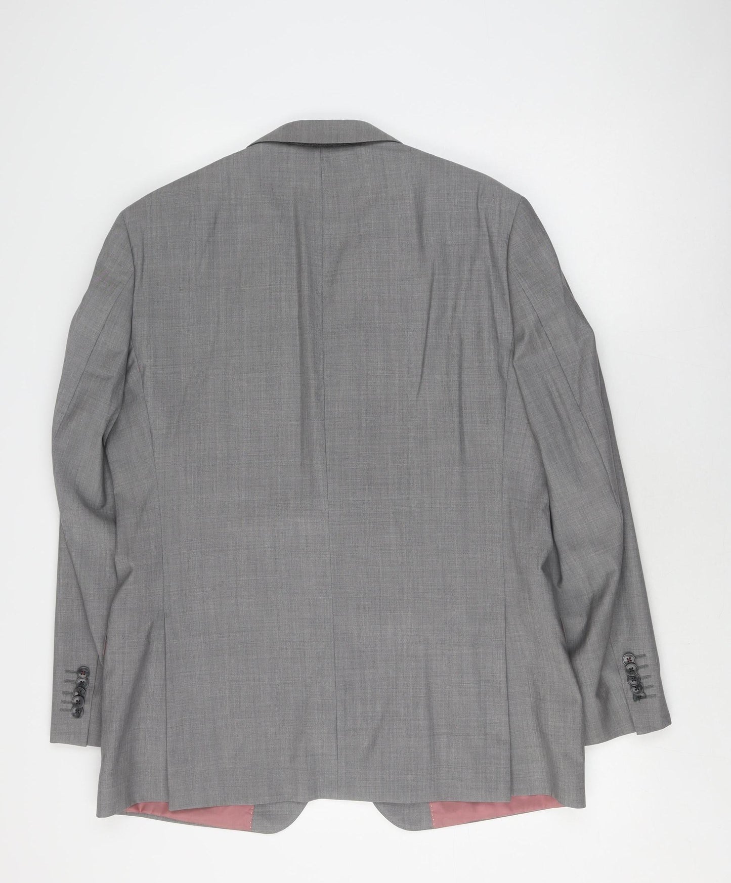 Mens UK Size 42 T.M.Lewin Regular Grey Suit Jacket