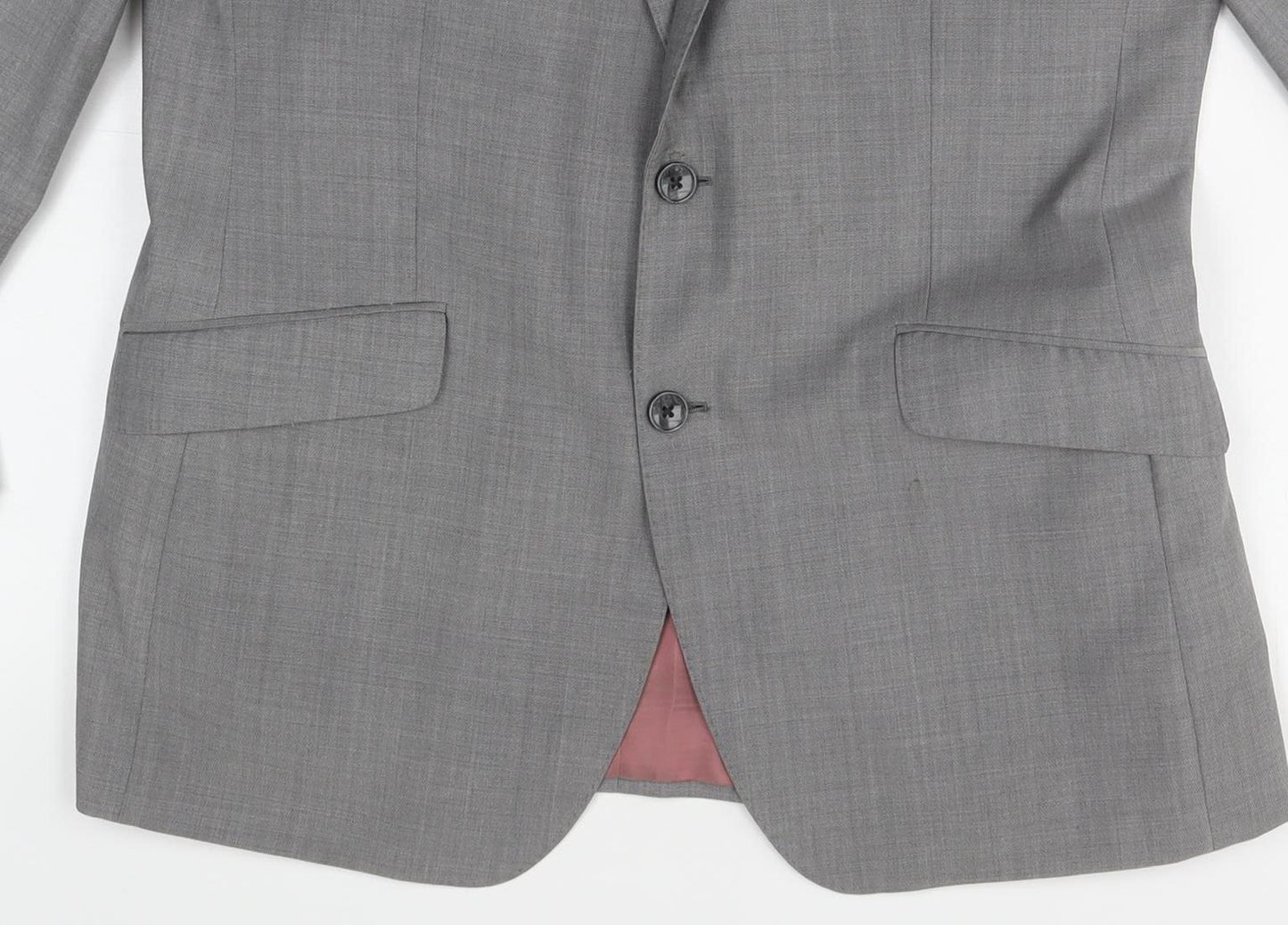 Mens UK Size 42 T.M.Lewin Regular Grey Suit Jacket