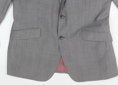 Mens UK Size 42 T.M.Lewin Regular Grey Suit Jacket