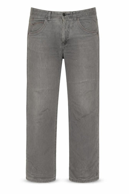 Front view of Mantaray Women's Grey Straight Jeans, size 30, Regular
