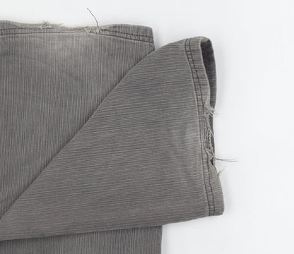 Close-up detail of Mantaray Women's Grey Straight Jeans, size 30, Regular