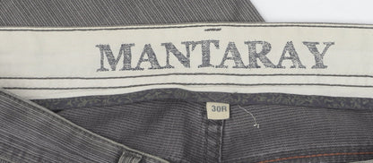 Additional view of Mantaray Women's Grey Straight Jeans, size 30, Regular