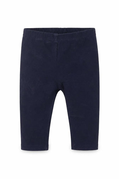 Front view of James House unisex blue leggings 3-6 months
