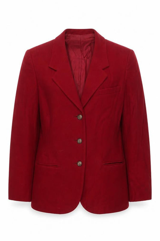 Womens UK Size 8 Laura Ashley Red Basic Jacket