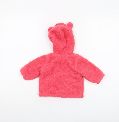 Baby Boden Pink Fleece Jacket 3-6 Months